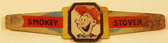 Post  Cereal Premium Ring Smokey Stover 1948 1