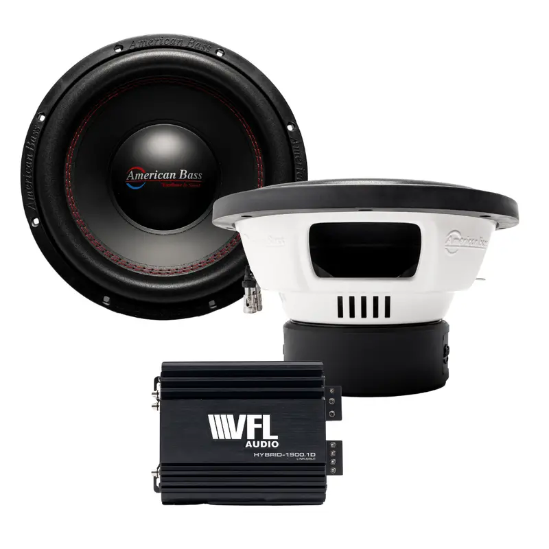 Power Pack: 2 Dx 10 Subwoofers + Vfl Hybrid 1900.1 Amplifier 1