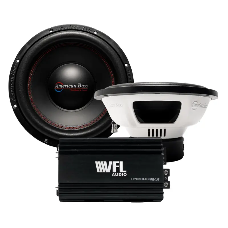 Power Pack: 2 Dx 12 Subwoofers + Vfl Hybrid 2800.1 Amplifier 1