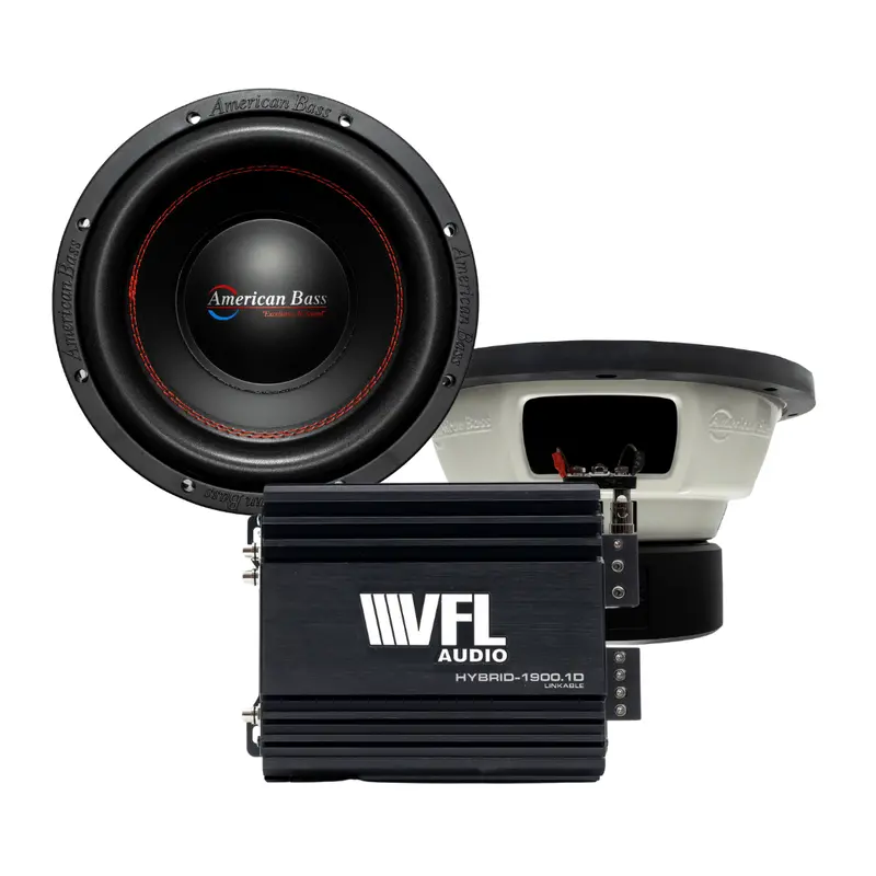 Power Pack: 2 Xo 1044 Subwoofers + Vfl Hybrid 1900.1 Amplifier 1