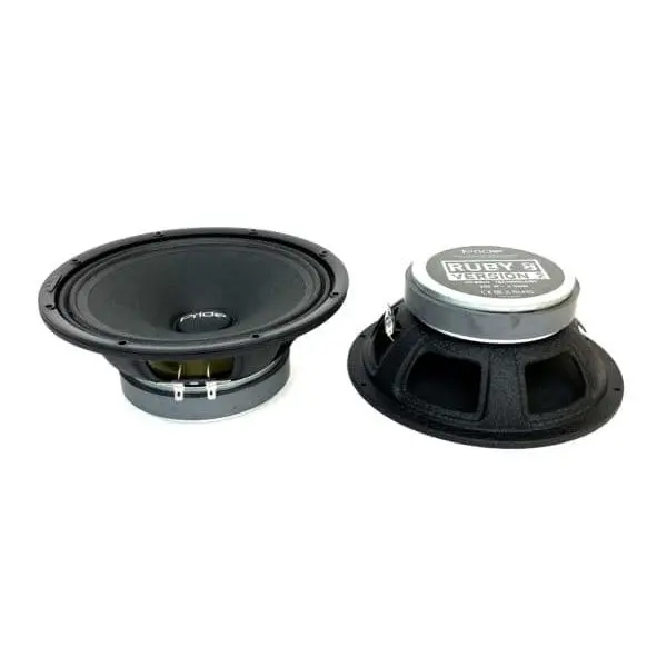 Pride Ruby 8" V2 200W Rms Midrange Speakers (Pair) 1