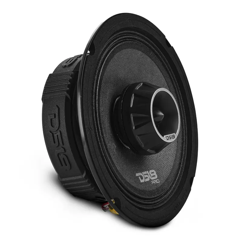 Pro-Zt 6.5” Slim Coaxial Mid-Range Loudspeaker With Water-Resistant Cone Built-In Bullet Tweeter | 200W Rms 4-Ohm 1