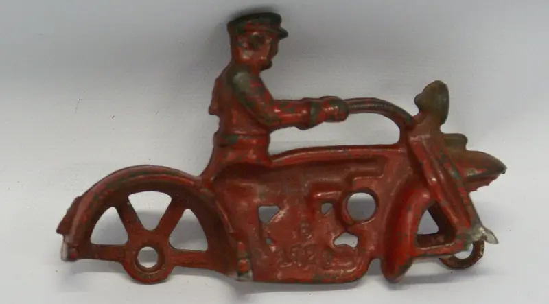 Red Cast Iron Motorcycle Part. 1