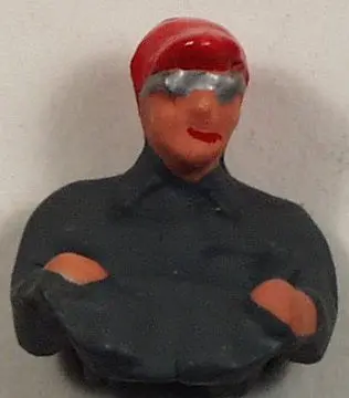 Red Helmet  Race Car Driver 2.5Cm Lineol Etal 1