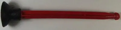 Red Space Gun Dart Locking Nipple On Back 1