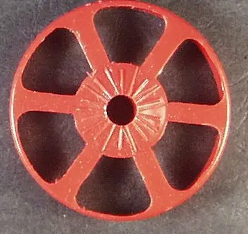 Red Wheel-A-Gear Robot 2Nd Version Large Gear 1.5" 1