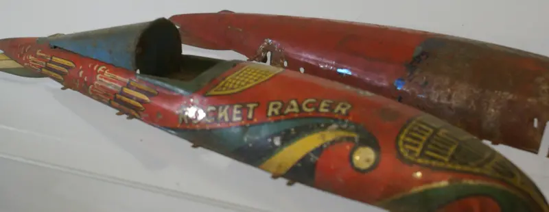 Rocket Racer Vintage Toy Body : Parts Only. 16" 1