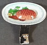 Rollerskating Chef Marx-Linemar Dinner Plate 1