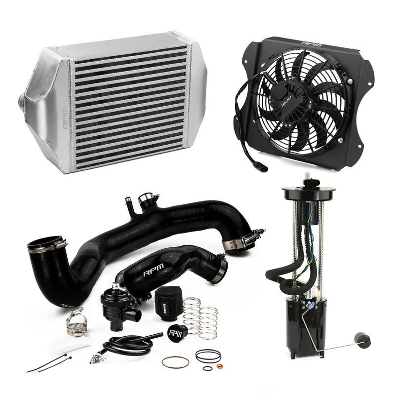 Rpm 2020-2026 Can-Am X3 120Hp To 190+Hp Big Core Intercooler Upgrade Kit + Fan, Silicone, & Bov 1