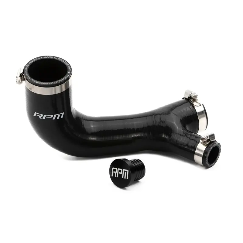 Rpm Black Silicone Blow Off Valve Adapter Tube Can-Am Maverick X3 Turbo 1