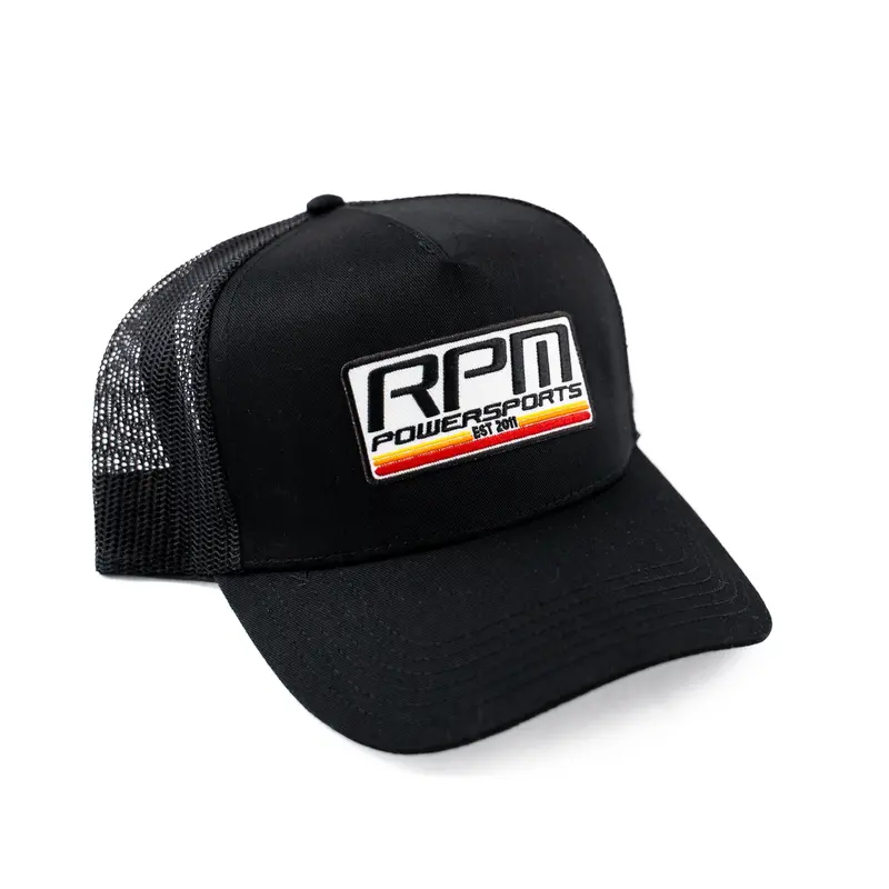 Rpm Black Trucker Hat 1