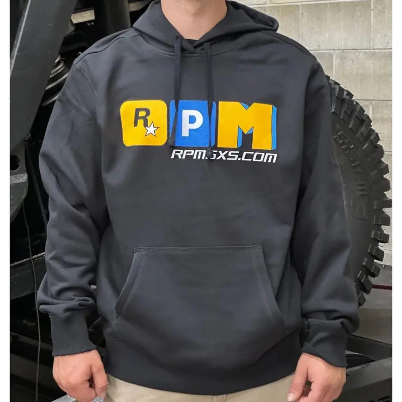 Rpm Rockstar Logo Hoodie Black 1