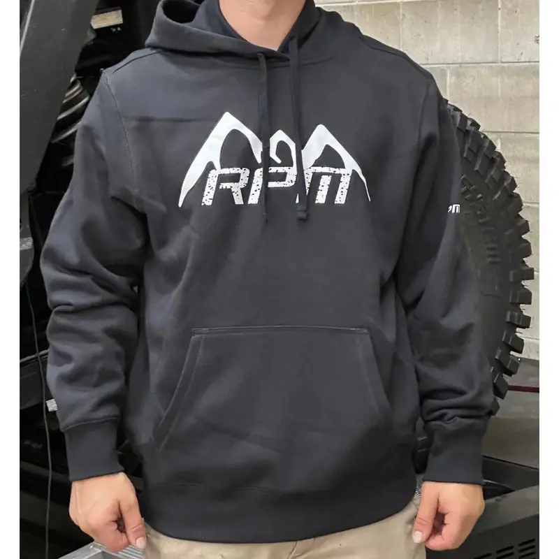 Rpm Snowy Mountain Hoodie Black 1