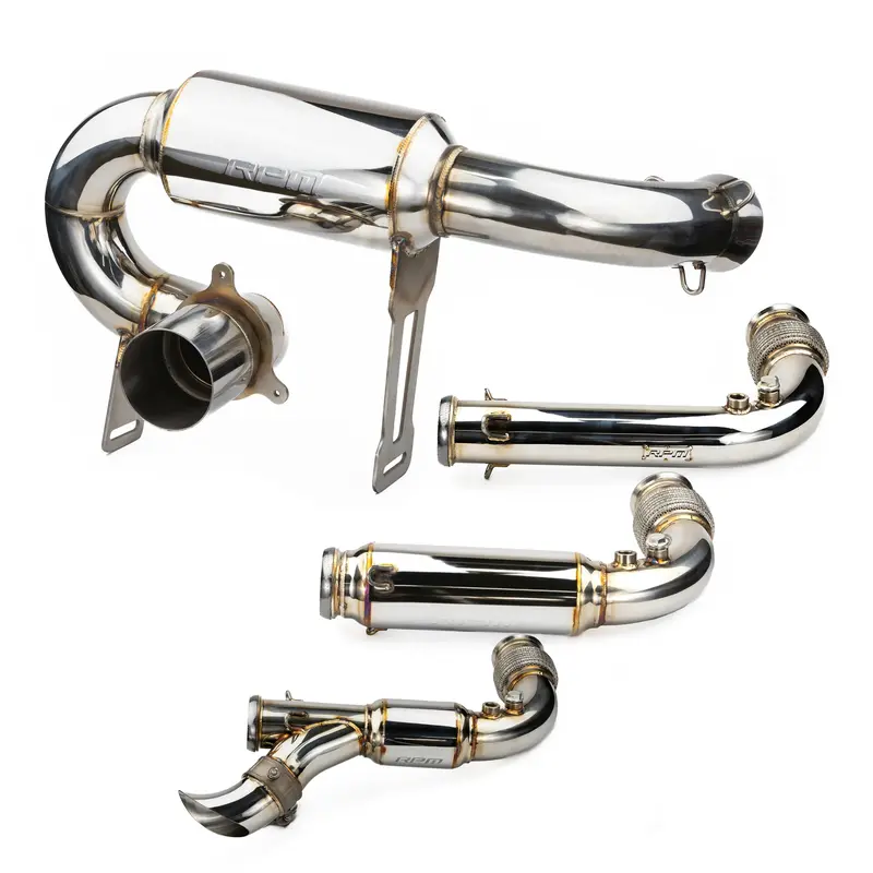 Rpm X3 Full 3" Exhaust Monster Core Muffler & Mid Pipe Can Am Maverick X3 Turbo, R, & Rr 2017-2026 1