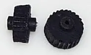 Rubber Robot Rollers 9/16" X 7/16" Set Of 2 1