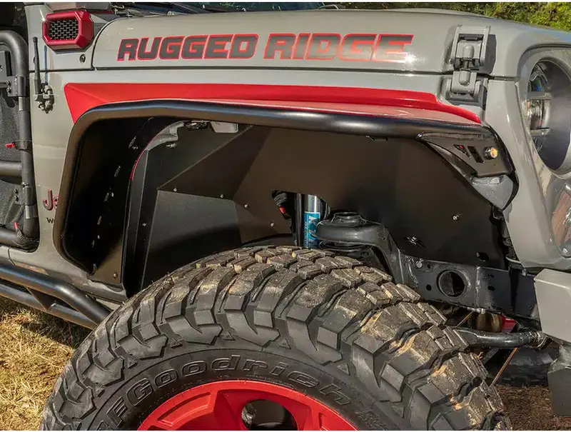 Rugged Ridge Front Inner Fender Liner I '18- '24 Jeep Jl Wrangler / '20- '24 Jeep Jt Gladiator 1