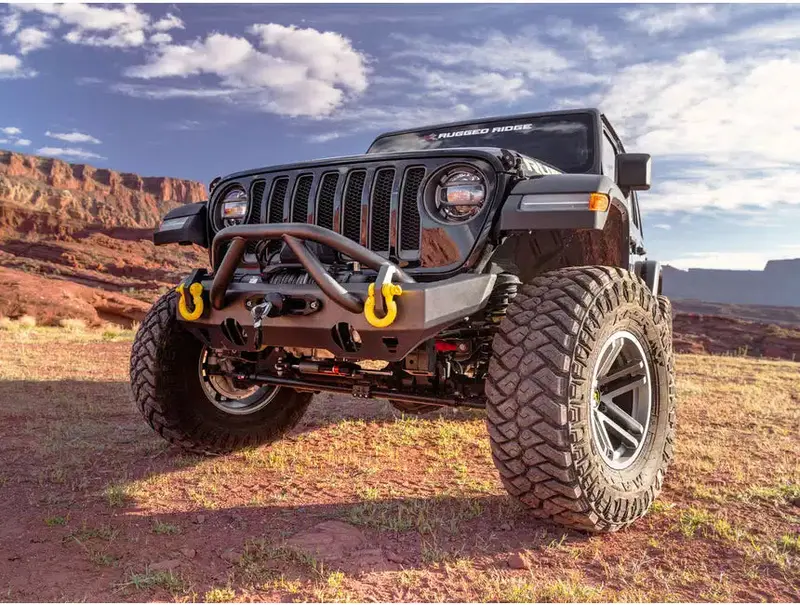 Rugged Ridge Hd Stubby Front Bumper I '07- '18 Jeep Jk Wrangler / '18- '24 Jeep Jl Wrangler / '20- '24 Jt Gladiator 1