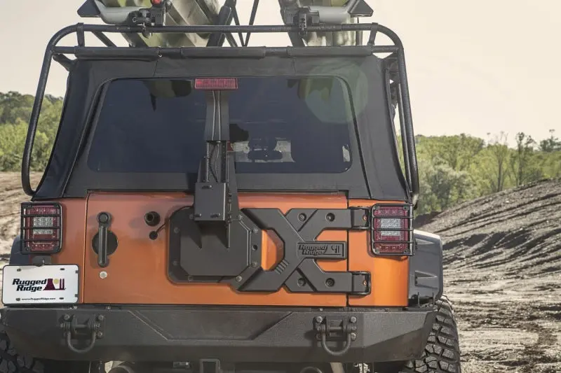 Rugged Ridge Spartacus Hd Tire Carrier Kit I '07- '18 Jk Wrangler 1