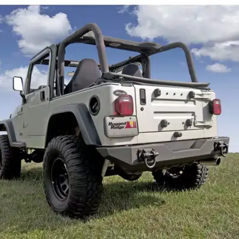 Rugged Ridge Xhd Rear Bumper I '97- '06 Tj Wrangler 1