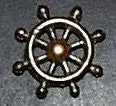 Schonner Live Steam Boat Wheel. 7/8" 1