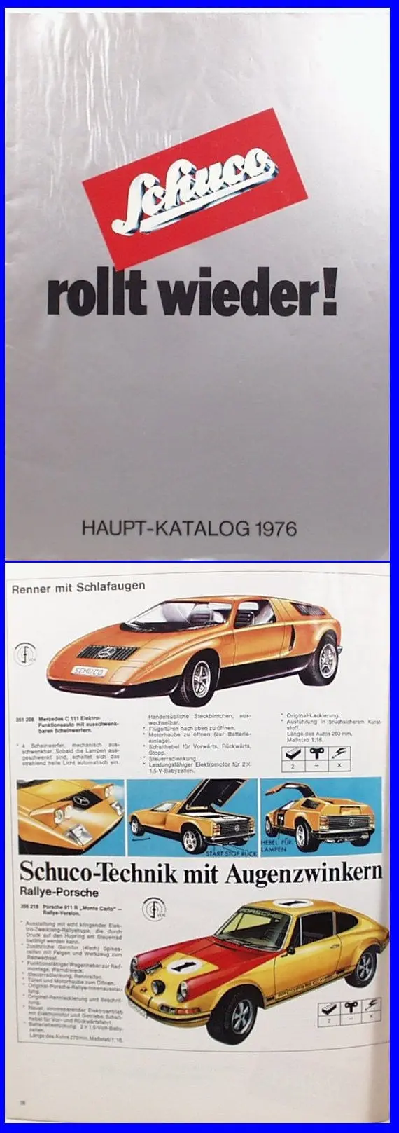 Schuco 1976 Full-Color Catalog 1