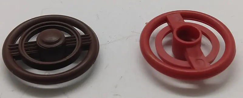 Schuco Steering Wheel : Schuco 4000  Red Or Brown 1