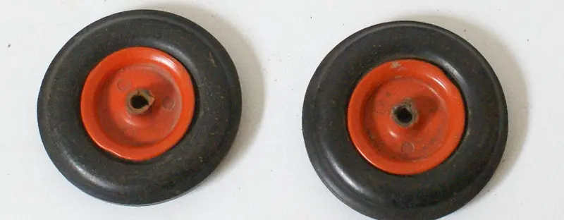 Sears Racer Original Wheels 4 Wheels Only 3 Hubs 1