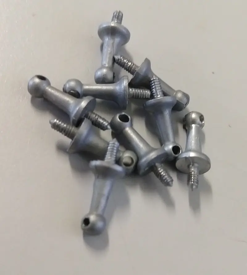 Set Of Orkin Cabin Cruiser Top Deck Hand Railing Stanchions : 8 Total 1