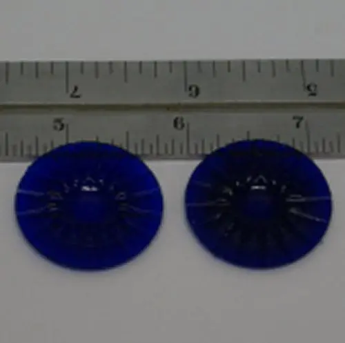 Set Of Two Blue Robot Eyes 1