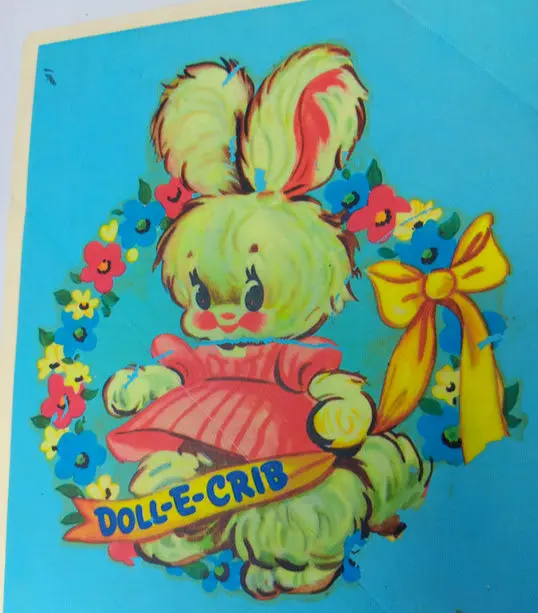 Set Of Two Large Crib Decals Doll-E-Crib 1