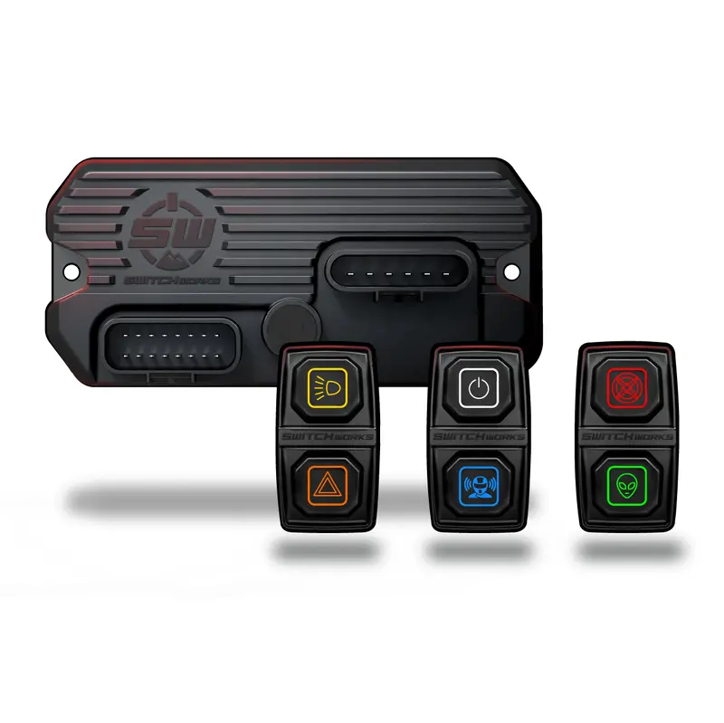 Sierra6, 6-Switch, 3-Rocker Electronic Accessory Smart Switcher - Universal 1