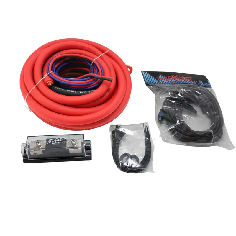 Sky High Car Audio 0Ga Copper 100% Ofc Amplifier Installation Kit 1