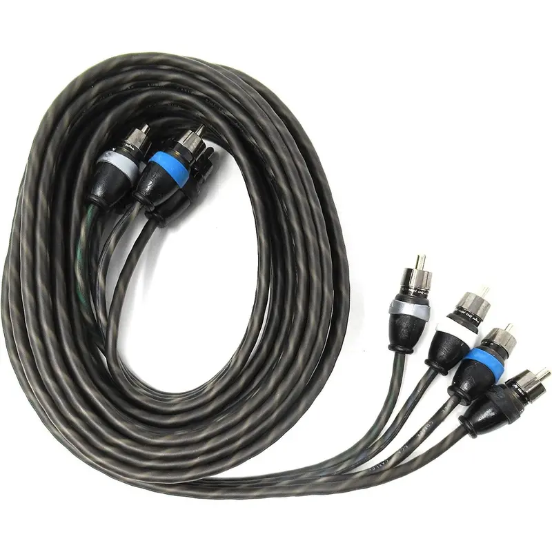 Sky High Car Audio 4-Channel Twisted Rca - 12Ft / 18Ft 1