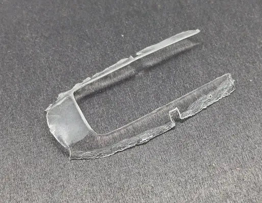 Slot Car Windshield For Vintage Toy Slot Car 1-1/2 In. X 5/8 In. 1