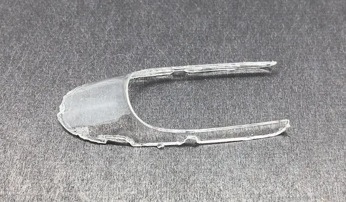 Slot Car Windshield :  Rounded Front Vintage Toy 1