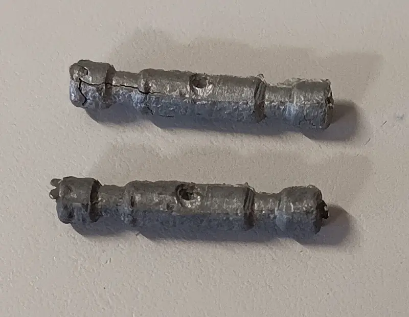 Small Toy Car Axles 5/8"  Set Of Two. 1
