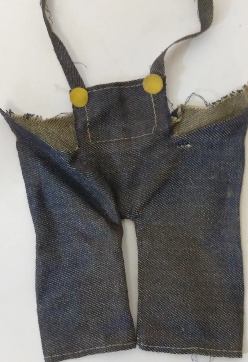 Smoking Grandpa Battery Operated Toy Part : Dungarees 1