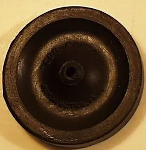 Solid Rubber Wheel : Cor-Cor Toys. 2-3/8" X 7/16" 1