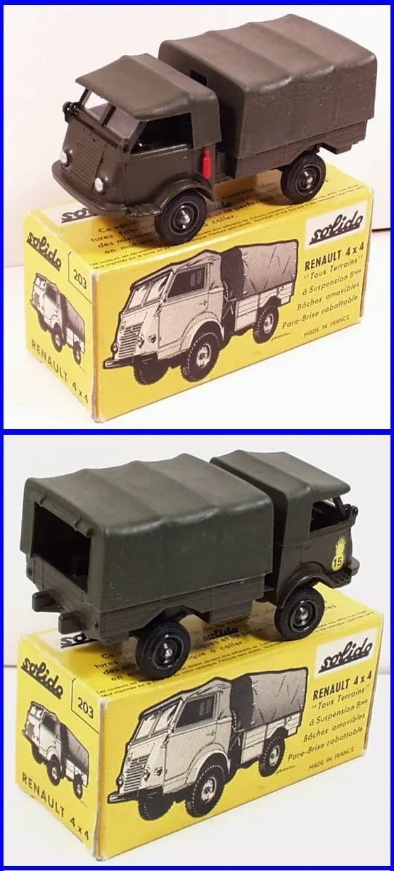 Solido #203 Camion Renault 4X4 Tous Terains 1