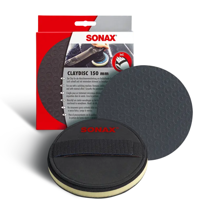 Sonax Clay Disc 150Mm W Hook & Loom Velcro 1