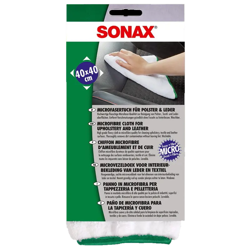 Sonax Microfibre Cloth For Upholstery & Leather 1
