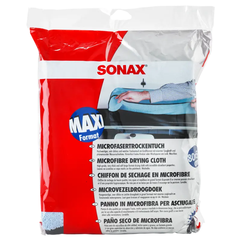 Sonax Microfibre Drying Cloth - Thick Blue 1