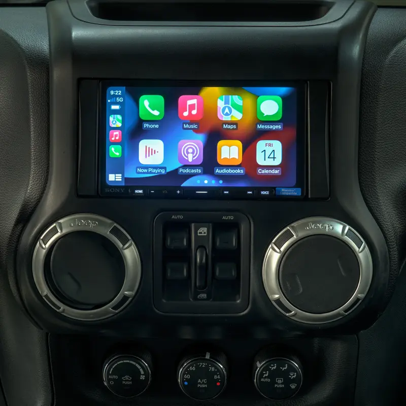 Sony Xav-Ax6000 Plug And Play Bundle | '07' - '18 Jk Wrangler 1