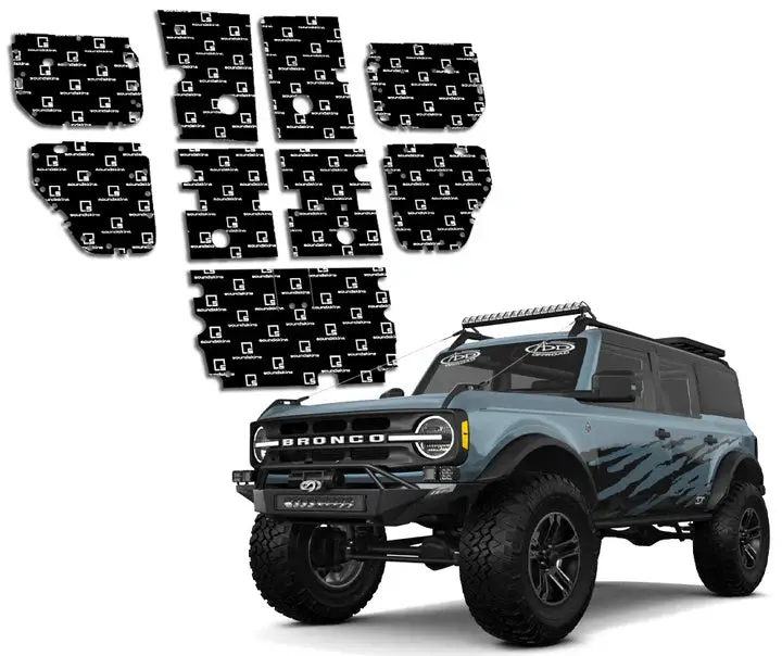 Soundskins Sound Deadening Kit (Ssk-Bronco 4-Door) | '21- Current Ford Bronco 1