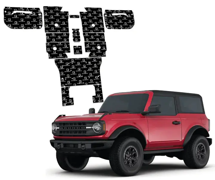 Soundskins Sound Deadening Kit (Ssk-Bronco2dr 2-Door) | '21- Current Ford Bronco 1