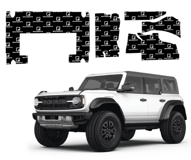 Soundskins Sound Deadening Kit (Ssk-Broncotrnk 4-Door) | '21- Current Ford Bronco 1