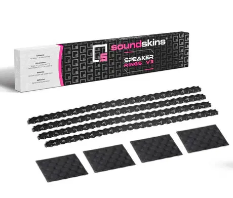 Soundskins Ssk-Ringv3 | Rings V3 Sound Deadening Speaker Kit | Universal Fitment 1
