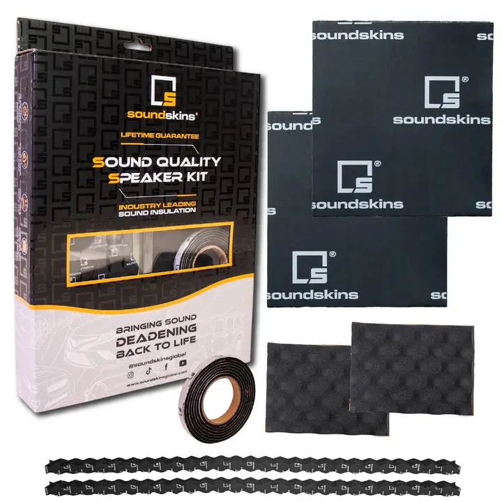 Soundskins Ssk-Sqsk | Sound Deadening Sound Quality Speaker Kit | Universal Fitment 1