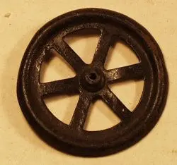 Spoked Tin Wagon Wheel 1.5" 1