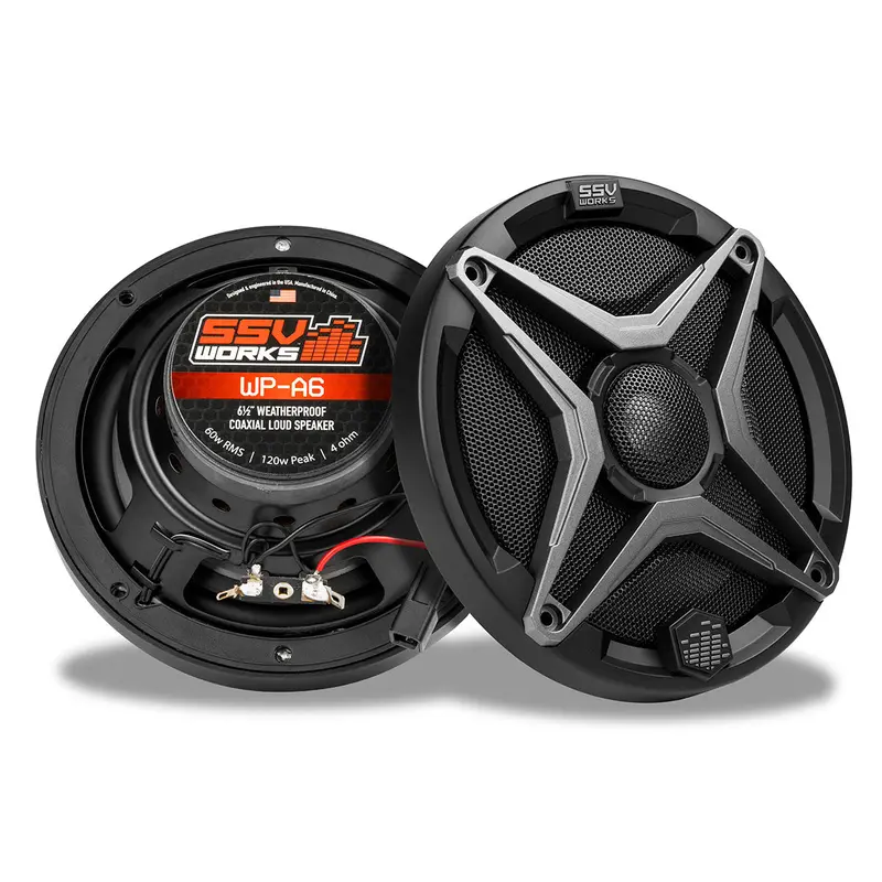 Ssv Works A-Spec 6.5In Weatherproof Powersports Speakers For Utv's, Boats, Rv And More (Pair) 1
